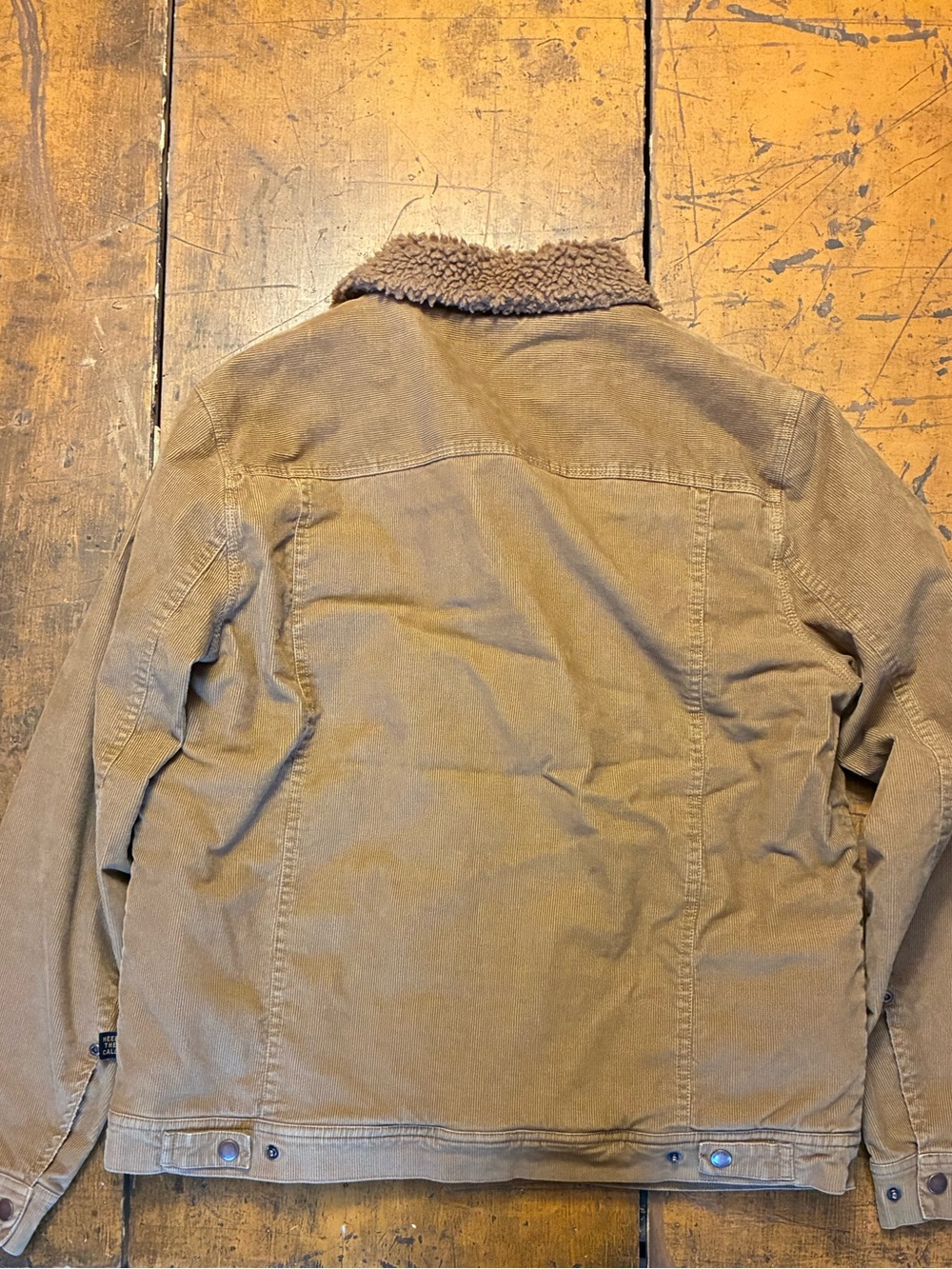 Howler Brothers Brown Corduroy Jacket Sherpa Trucker Western Coat - Picture 3 of 8